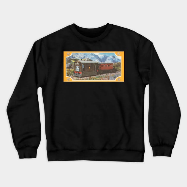 Thomas the Tank Engine Vintage Stamp - Toby Crewneck Sweatshirt by sleepyhenry